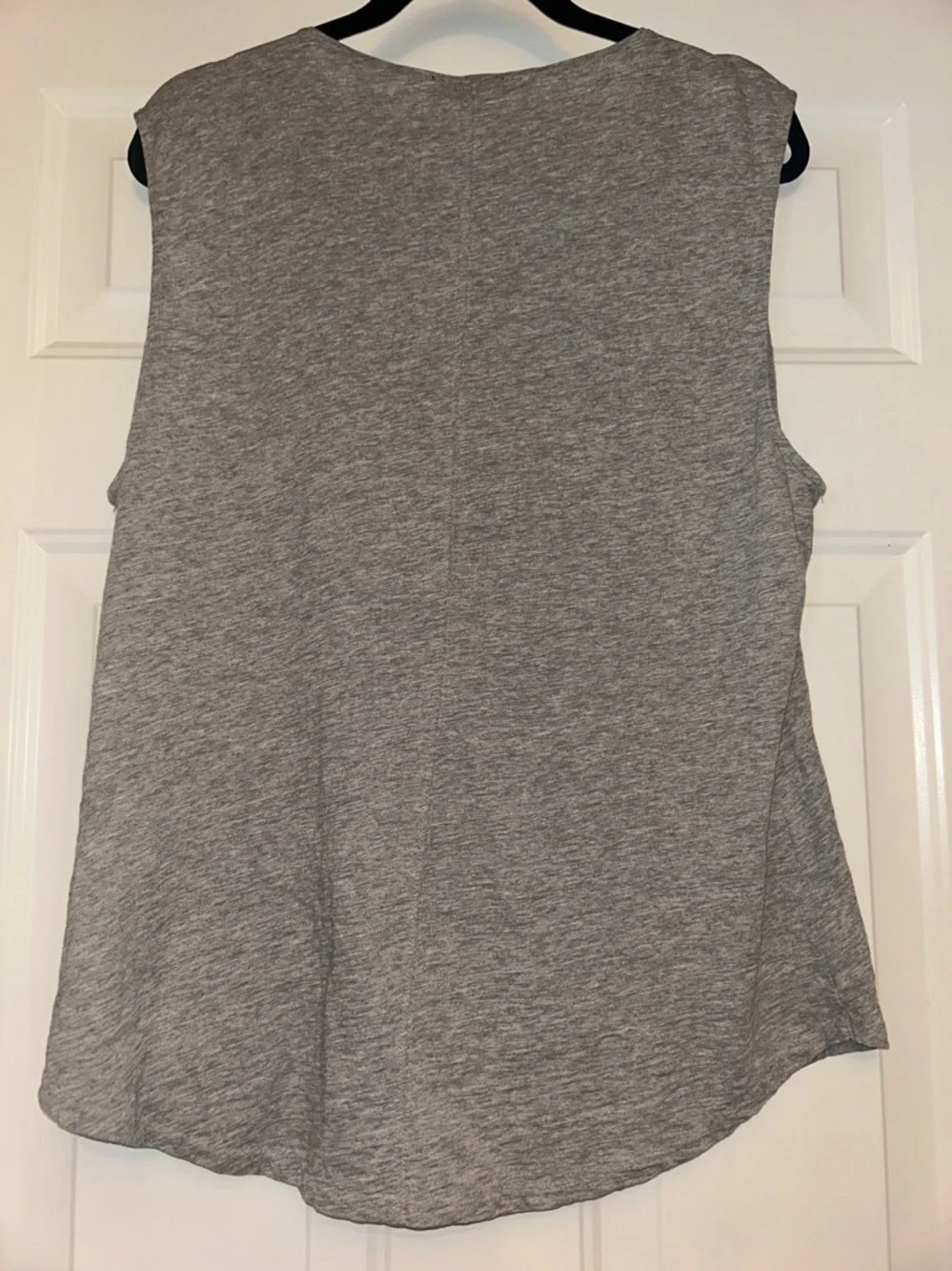 J. Crew Tank Top XL Gray Old Money Mixed Media Quiet Luxury Vintage Glam Career